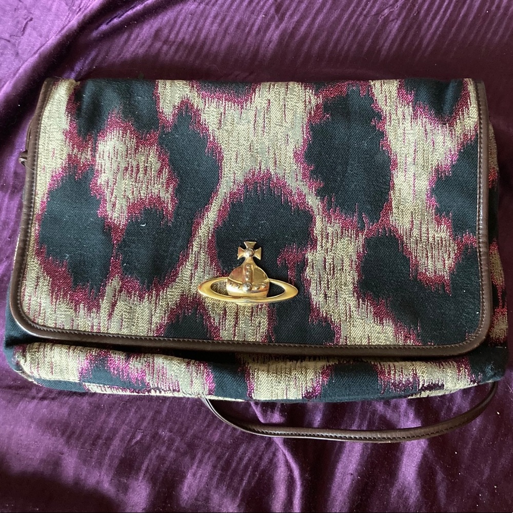 Sparkly pink vintage Vivienne Westwood cross-body